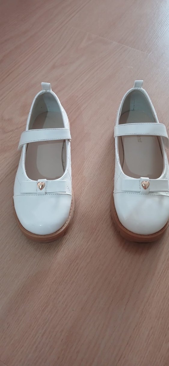 Kız Çocuk Siyah Fiyonk Detaylı Babet Ayakkabı - Görsel 3