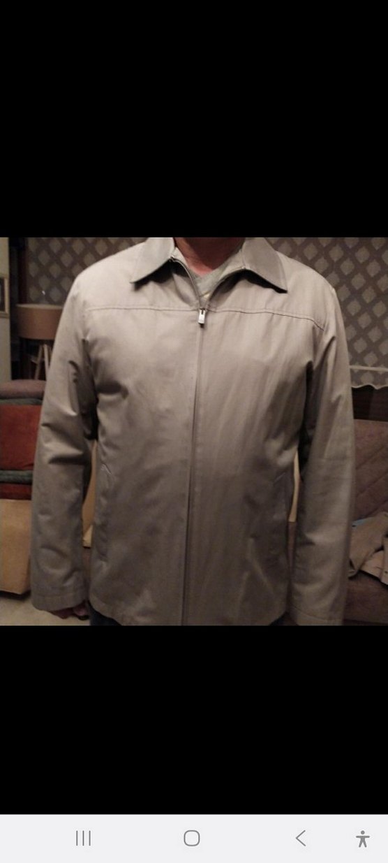 Bej Erkek Fermuarlı Ceket - Görsel 3