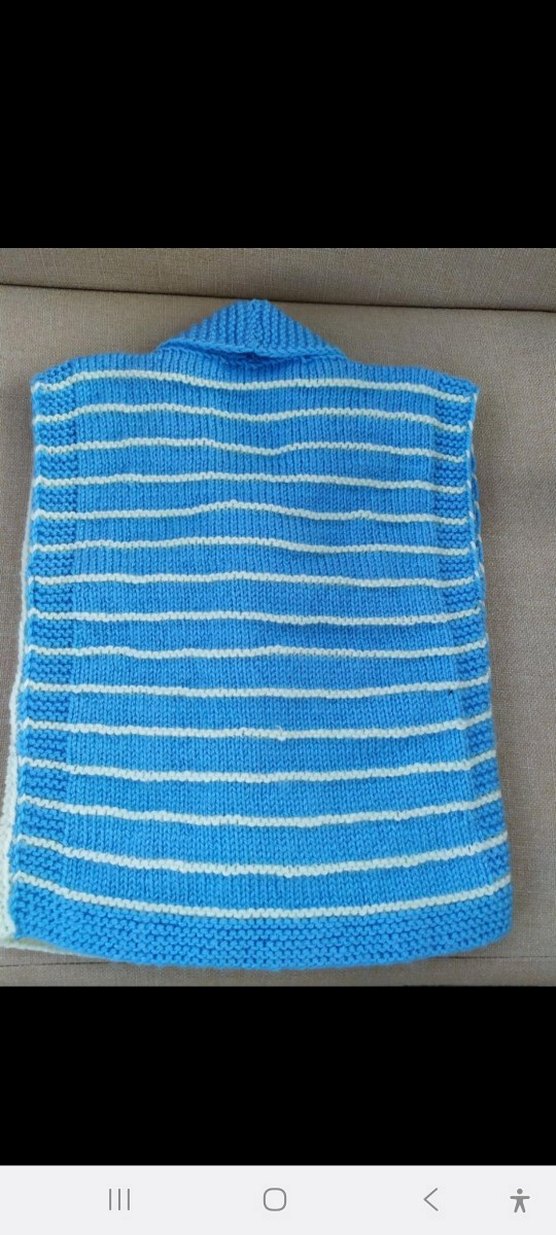 Erkek Çocuk Mavi Triko Süveter - Görsel 2