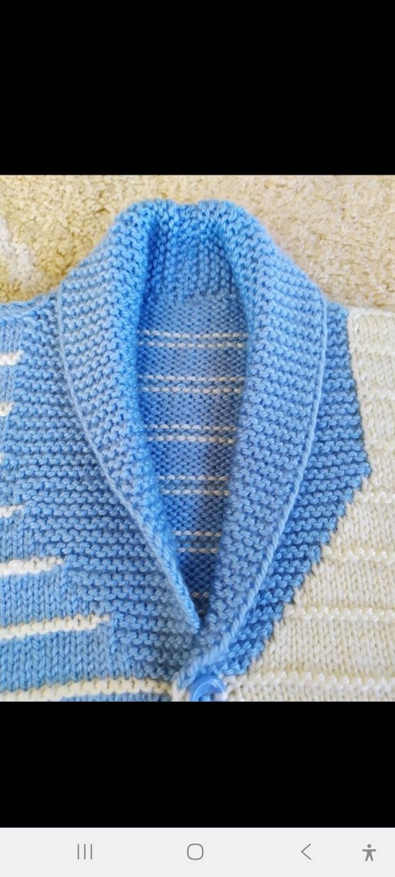 Erkek Çocuk Mavi Triko Süveter - Görsel 3