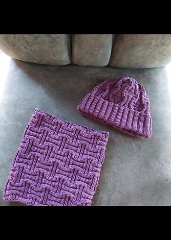 Erkek Midi Gri Örgü Atkı - Görsel 3