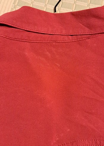 Bordo Uzun Kollu Düğmeli Bohem Tunik - Görsel 4