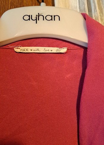 Bordo Uzun Kollu Düğmeli Bohem Tunik - Görsel 2