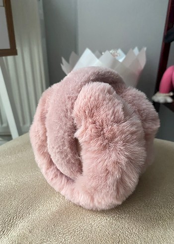 Pembe Peluş Kulaklık - Görsel 4