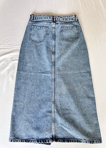 Trendyol & Milla Kadın Mavi Uzun Denim Etek