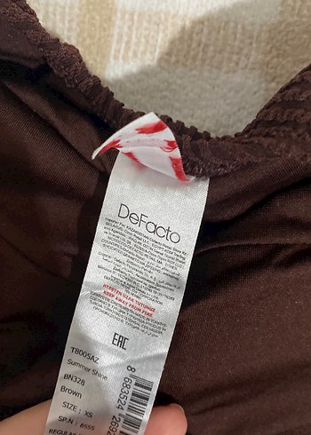 Kahverengi Tokalı Askılı Mayo - Görsel 2