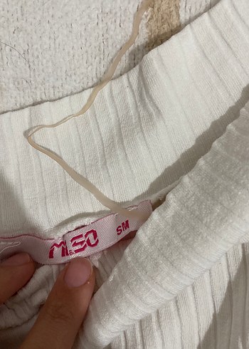 Beyaz Fitilli Uzun Kollu Kadın Bluz - Görsel 3