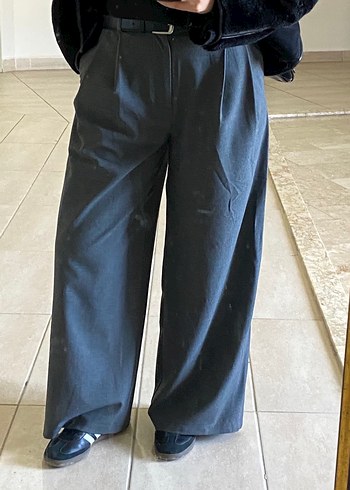 Defacto gri kumaş pantolon - Görsel 2