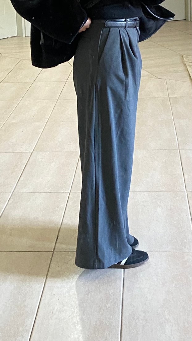 Defacto gri kumaş pantolon - Görsel 3