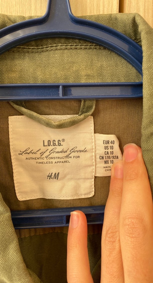 Düğmeli haki Kadın Ceket - Görsel 2