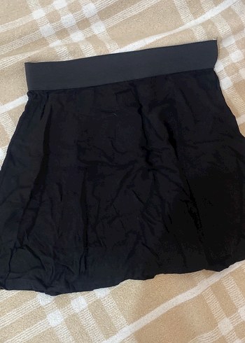 Siyah kloş etek penye - Görsel 2