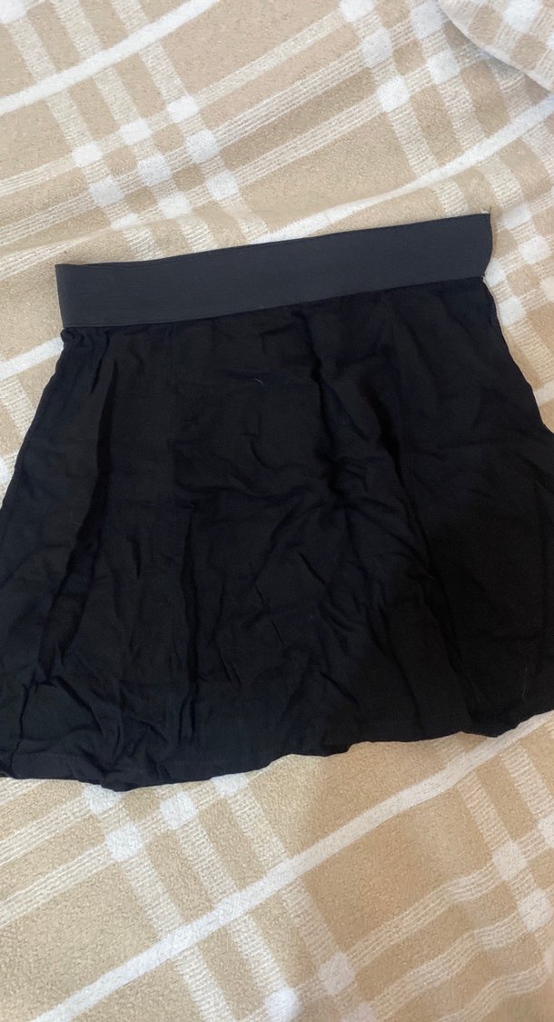 Siyah kloş etek penye - Görsel 2