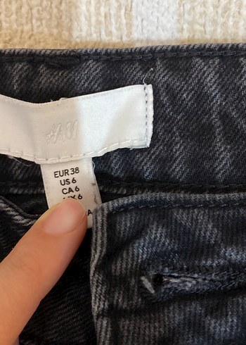 HM mom siyah jean - Görsel 2