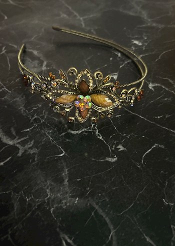 Boncuklu Vintage Bohem Saç Aksesuarı - Görsel 2