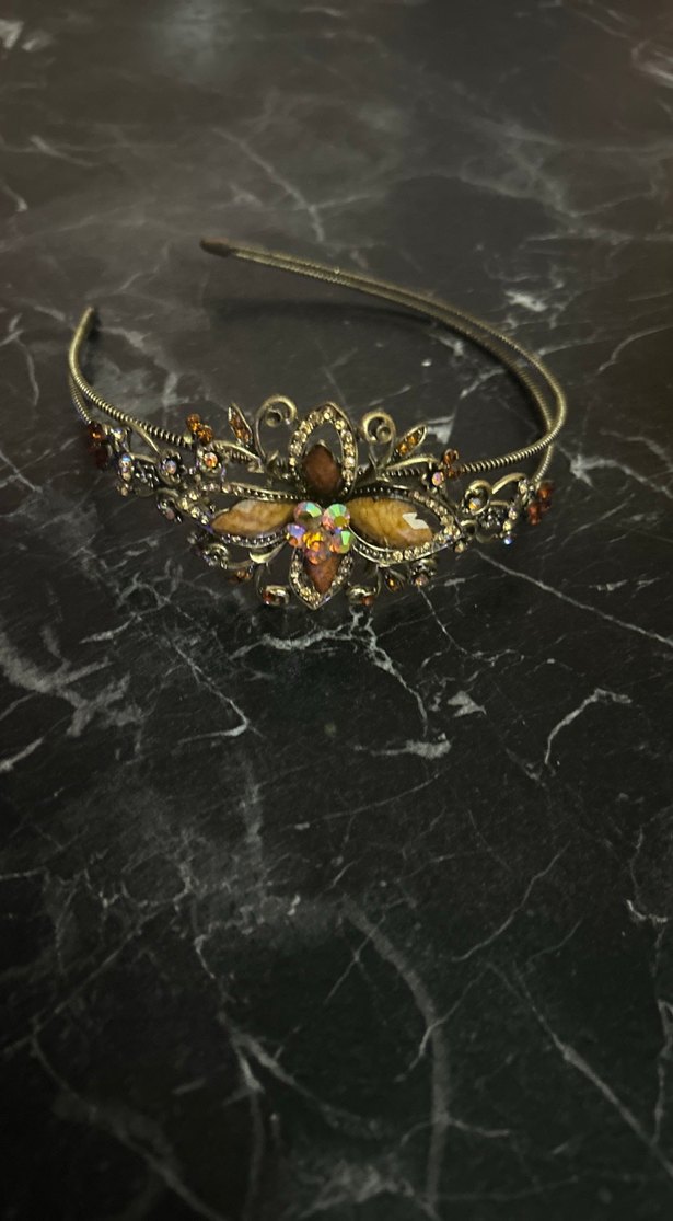 Boncuklu Vintage Bohem Saç Aksesuarı - Görsel 2
