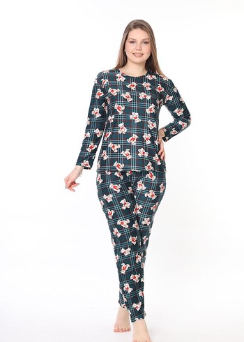 Lacivert ayıcık Desenli Kadın Pijama Takımı
Süet kadife kumaş - Görsel 6