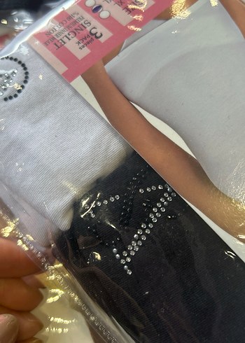 Victoria's Secret Beyaz Mini Atlet 3'lü Paket - Görsel 4