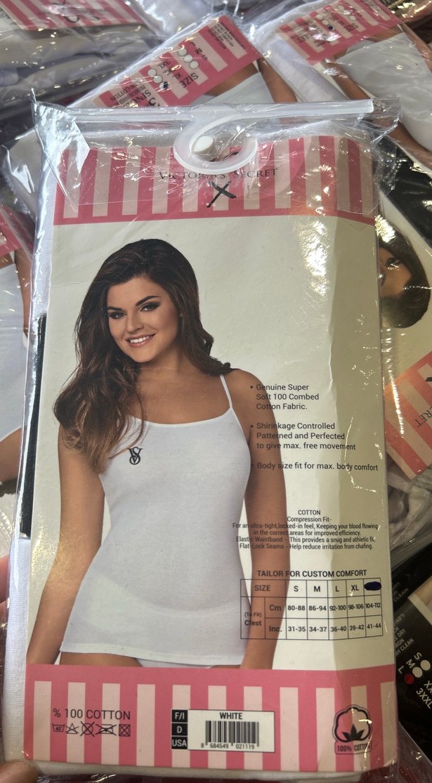 Victoria's Secret Beyaz Mini Atlet 3'lü Paket - Görsel 2