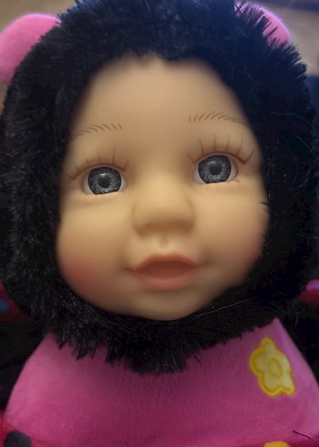 Pembe-siyah Uğur Böceği Kostümlü Bebek - Görsel 2