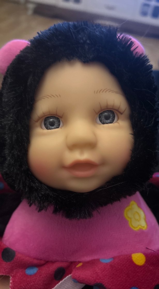 Pembe-siyah Uğur Böceği Kostümlü Bebek - Görsel 2