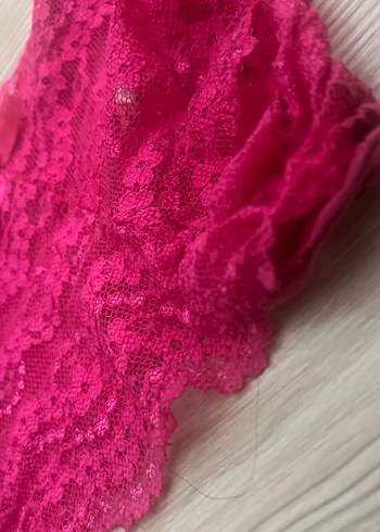 Victoria s Secret Nakışlı Pembe Midi Kadın İç Çamaşırı