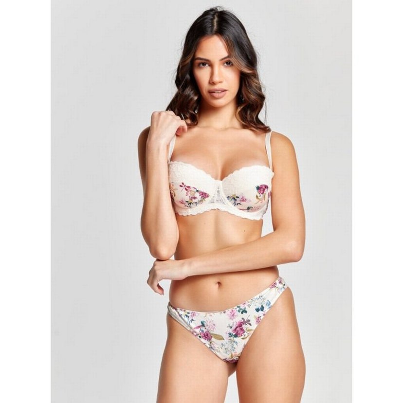 Golshan Gitana Mini String, Kadın Dantelli Çiçekli Külot - Görsel 5