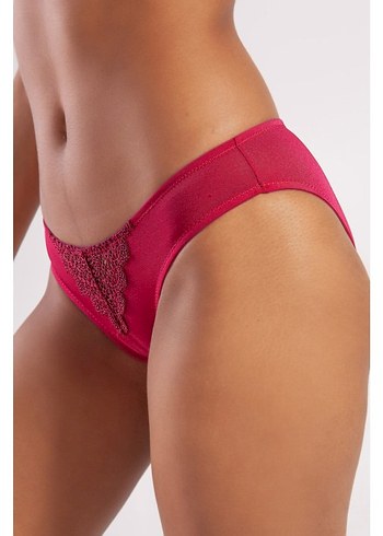 Diğer Golshan Garland Mini Slip, Kadın Güpürlü Şarap Külot