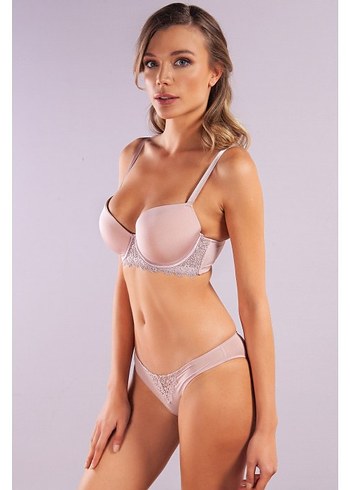 xl Beden Golshan Garland Mini Slip, Kadın Güpürlü Açık Pembe Külot