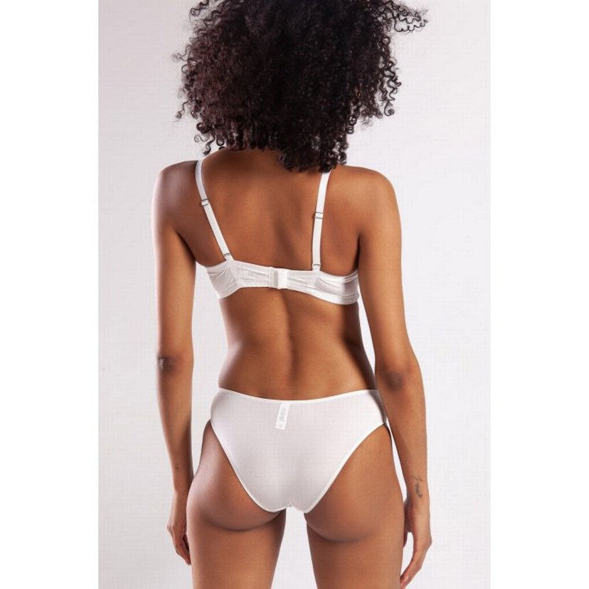 Golshan Gala Mini Slip, Kadın Dantelli Ekru Külot - Görsel 5