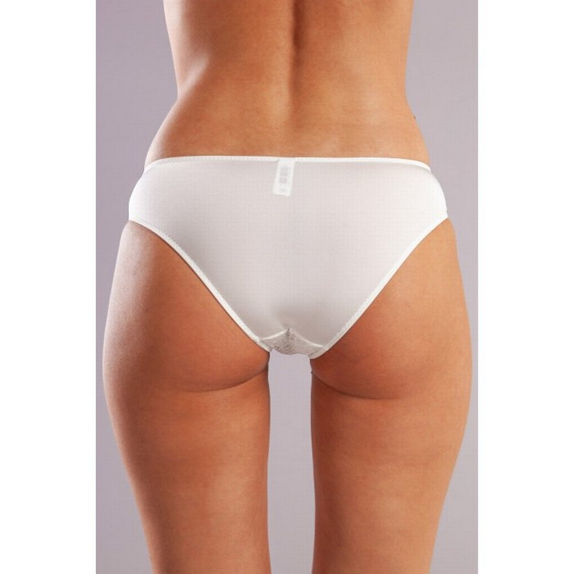 Golshan Gala Mini Slip, Kadın Dantelli Ekru Külot - Görsel 3