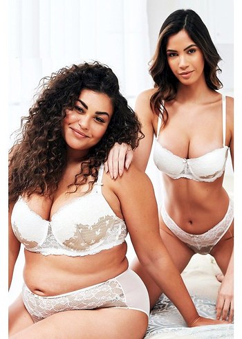 Golshan Gilda Control Slip , Kadın Dantelli Ekru Külot - Görsel 5