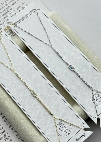 Zincir Detaylı Minimalist Kadın El Zinciri şahmeran - Görsel 2