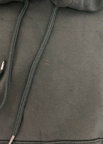 s Beden Gri Kapüşonlu Salaş Kadın Sweatshirt
