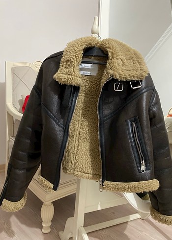 s Beden beyaz Renk bershka mont