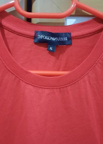 Emporio Armani Kırmızı Baskılı Tişört - Görsel 4