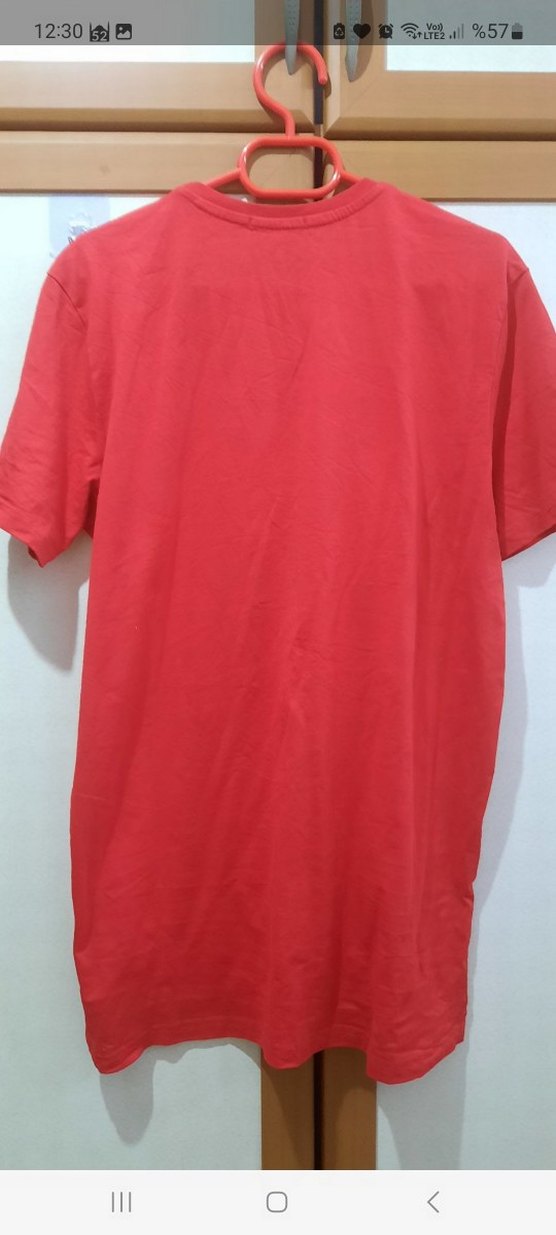 Emporio Armani Kırmızı Baskılı Tişört - Görsel 2