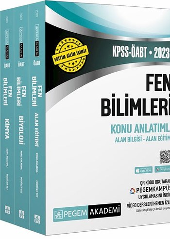 KPSS-ÖABT Fen Bilimleri Konu Anlatımlı Set