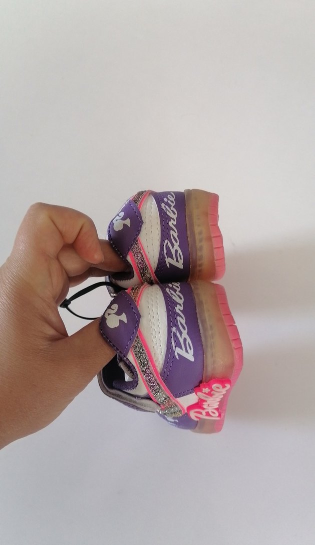 Mor Barbie Kız Çocuk Spor Ayakkabı - Görsel 3