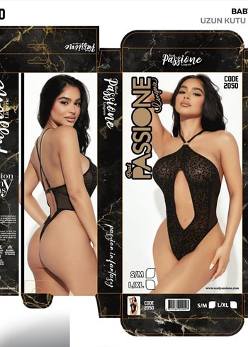Dantel Detaylı Siyah Strappy Monokini