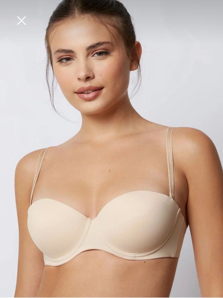 Beyaz Minimalist Midi Sütyen bedenler mevcut 75 80 85 90 - Görsel 3