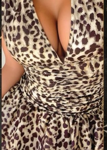 Leopar Desenli V Yaka Mini Elbise bedenler mevcut m l xl - Görsel 2