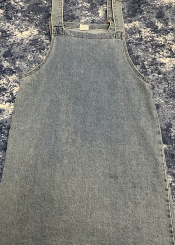 Çoçuk mavi Denim Kolsuz Tulum salopet