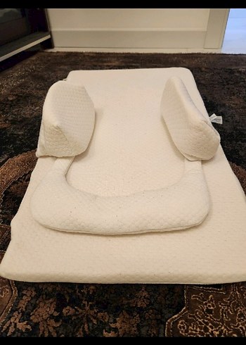 Beyaz Emzirme ve Hamile Yastığı, Reflü yatağı - Görsel 2