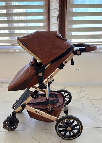 Koyu Kahverengi Bebek Arabası - Görsel 3