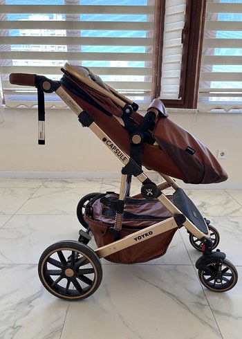 Koyu Kahverengi Bebek Arabası - Görsel 6
