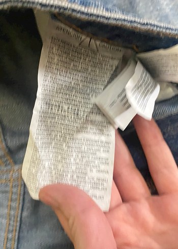 Zara Mavi Rahat Kesim Midi Kot Pantolon