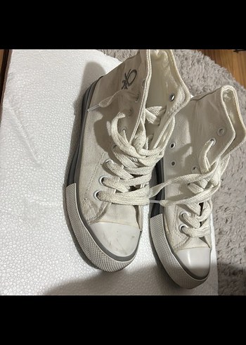 37 Beden beyaz Renk Beyaz Minimalist Kadın Spor Ayakkabı