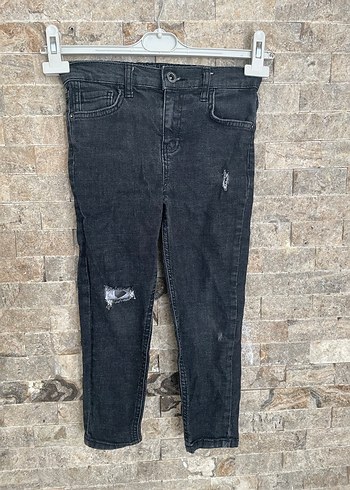 Gri Erkek Çocuk Regular Fit Kot Pantolon