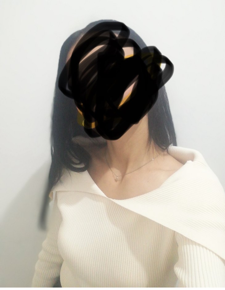 Bej Yüksek Yakalı Kadın Triko Kazak - Görsel 2