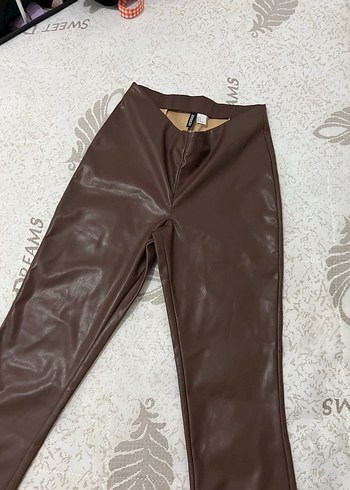m Beden H&M deri pantolon